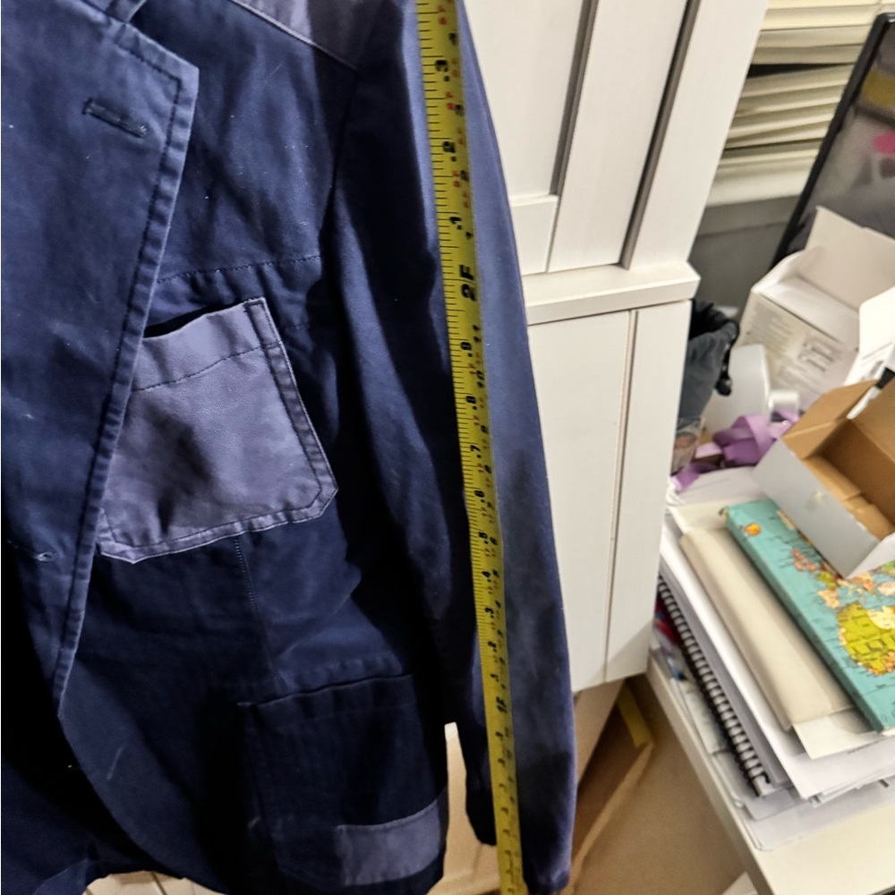 Polo Ralph Lauren Navy Patchwork Blazer - Picture 13 of 15